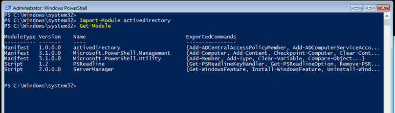 Install Active Directory Powershell Module On Windows Server 2016 2020